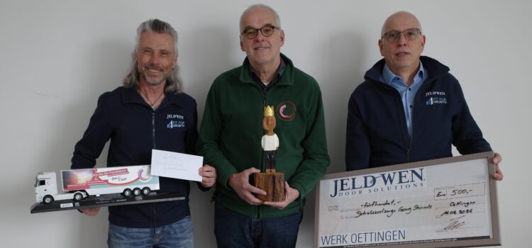 Betriebsrat des Türenherstellers Jeld-Wen spendet 500 € an die Fernfahrerseelsorge